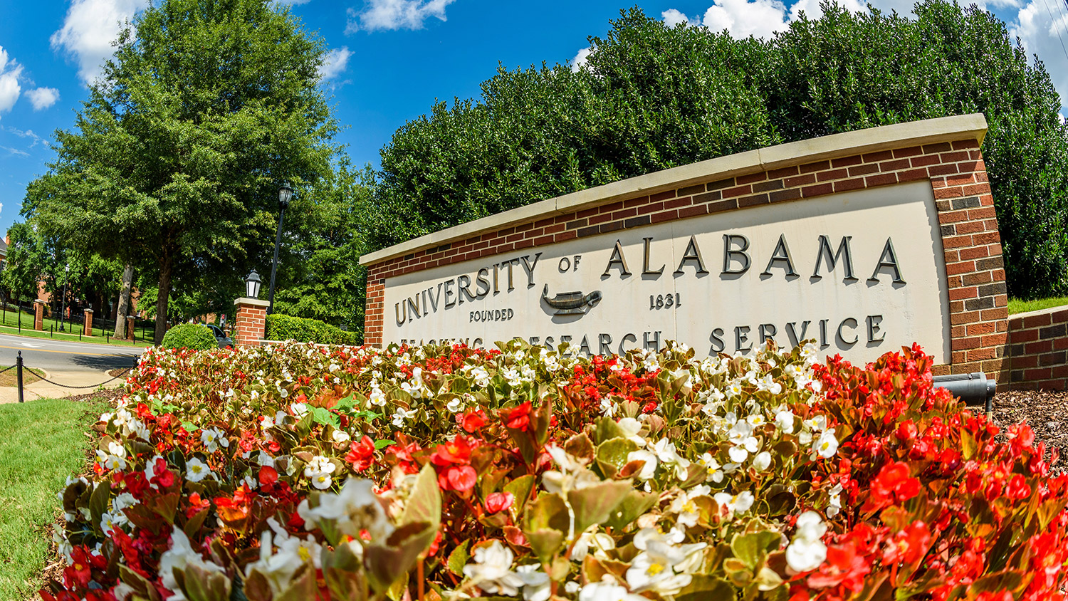 University of Alabama sign